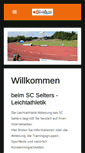 Mobile Screenshot of leichtathletik-selters.de